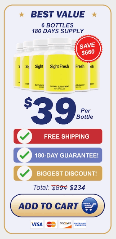 Sight Fresh 6 bottle